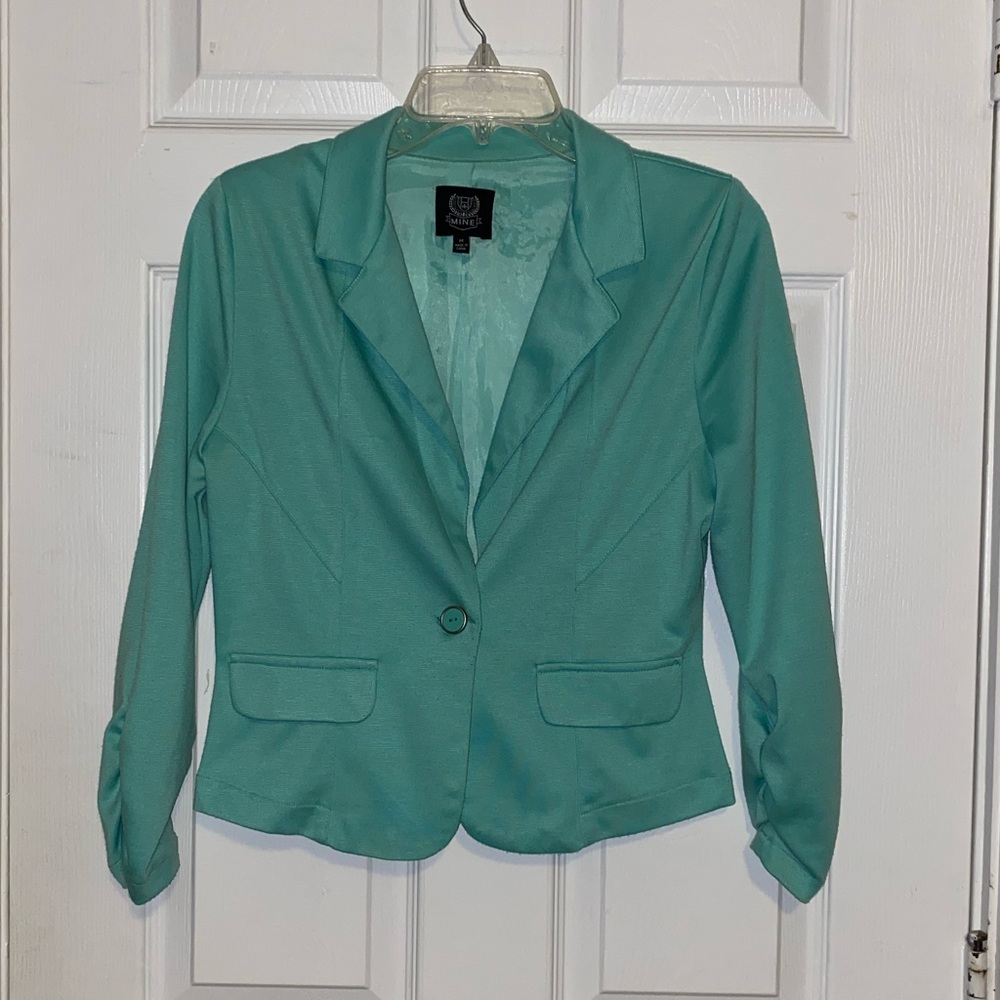 Teal blazer